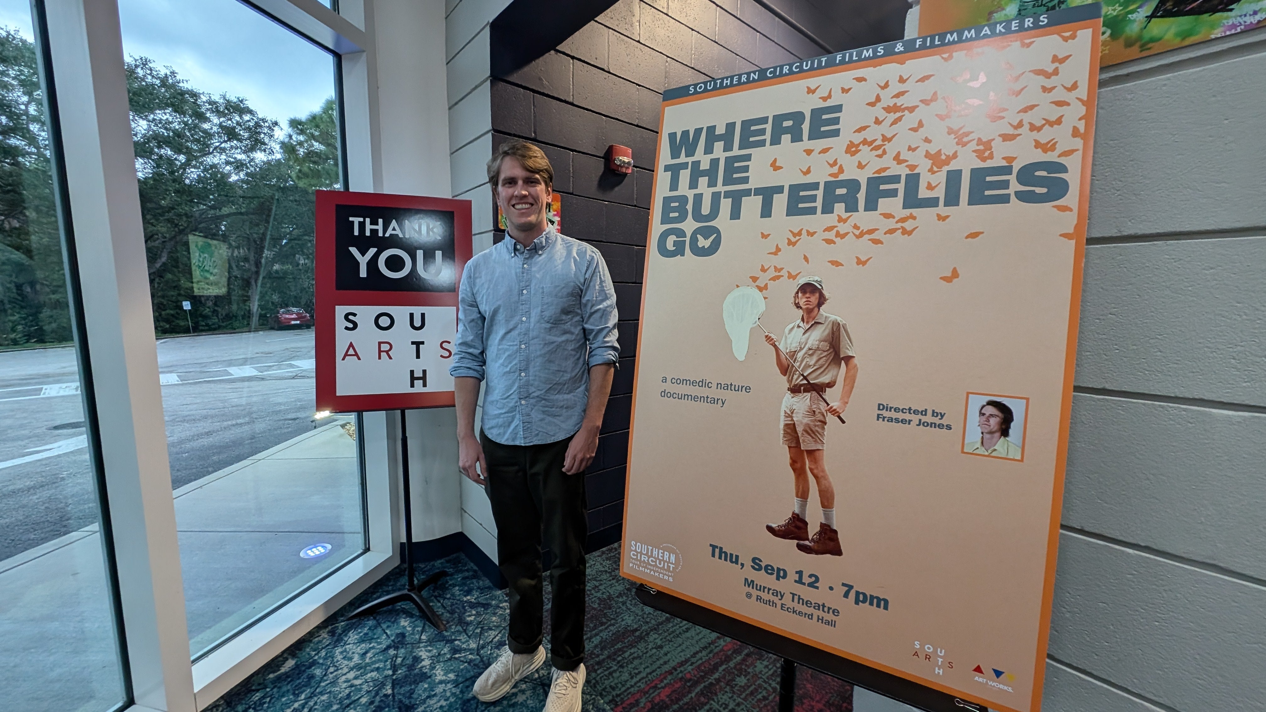 Director Fraser Jones at the Murray Theatre at Ruth Eckerd Hall